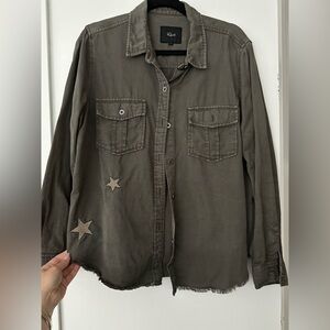 Rails Gray Lightweight Shirt Jacket